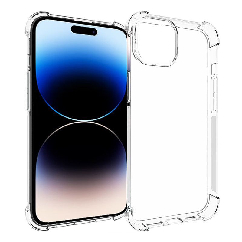 Anti-Slip Phone Case for iPhone 15 Plus Four Corner Airbag Shock-Absorbed Corner Flexible TPU Phone Cover Anti-Slip Phone Case for iPhone 15 Plus Four Corner Airbag Shock-Absorbed Corner Flexible TPU Phone Cover